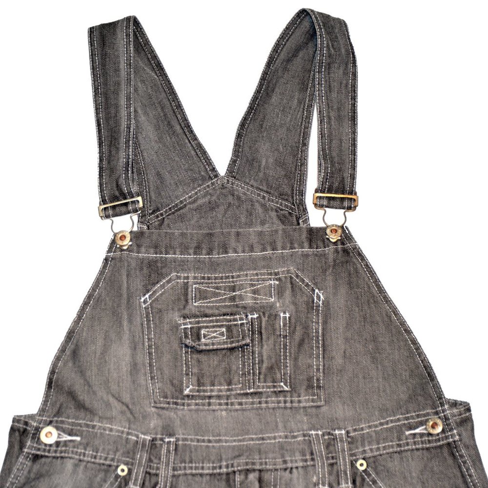Urban Outfitter Vibes Jeans Charcoal Denim Overall
